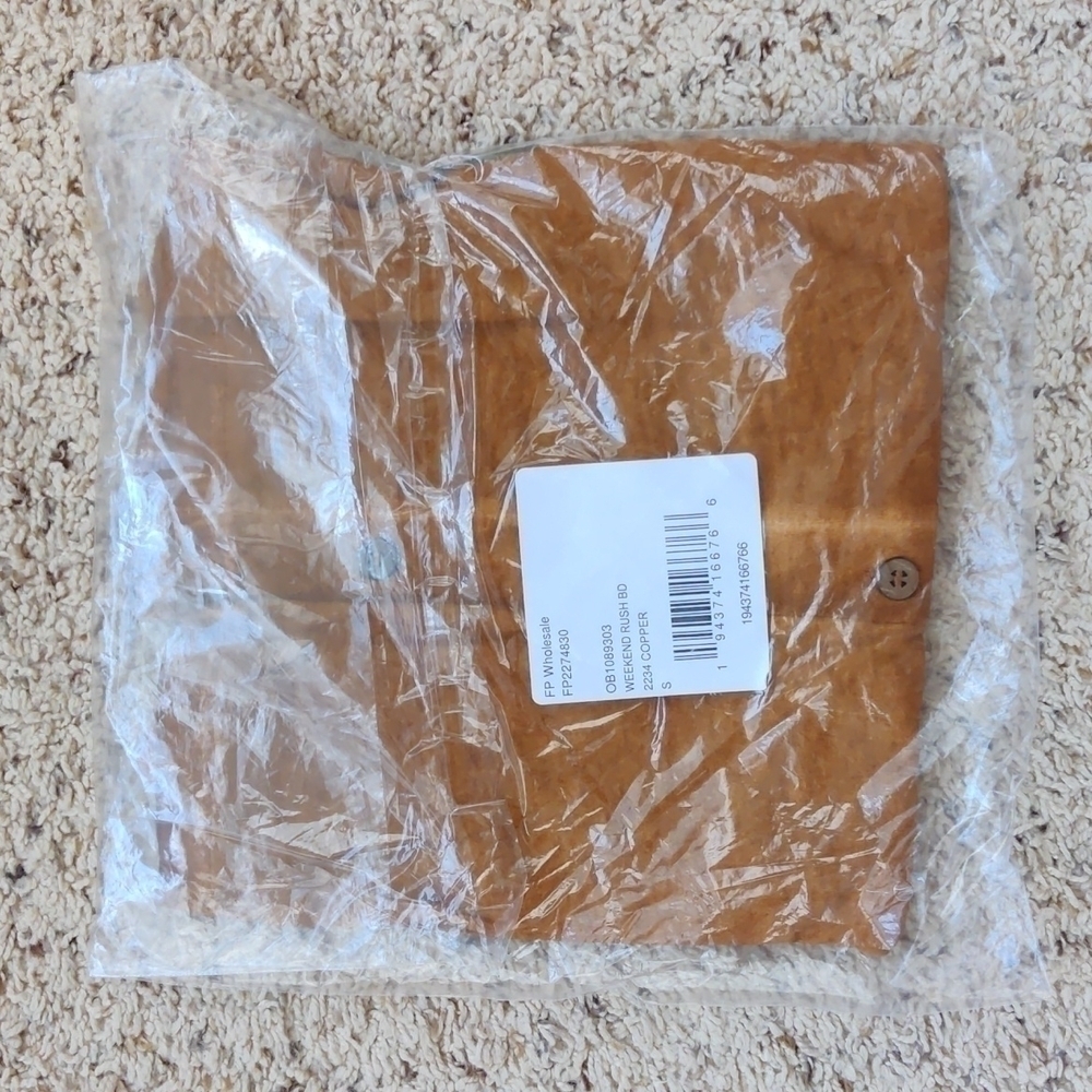 NEW Free People Weekend Rush Copper Top Small - Picture 4 of 7